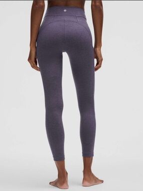 Lululemon Soft Sueded High-Rise Tight 25" Nightfall Purple size 6